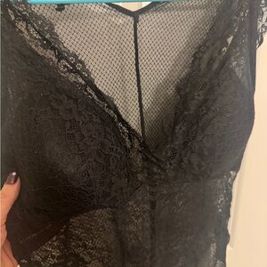 Elegant Black Lace Lingerie